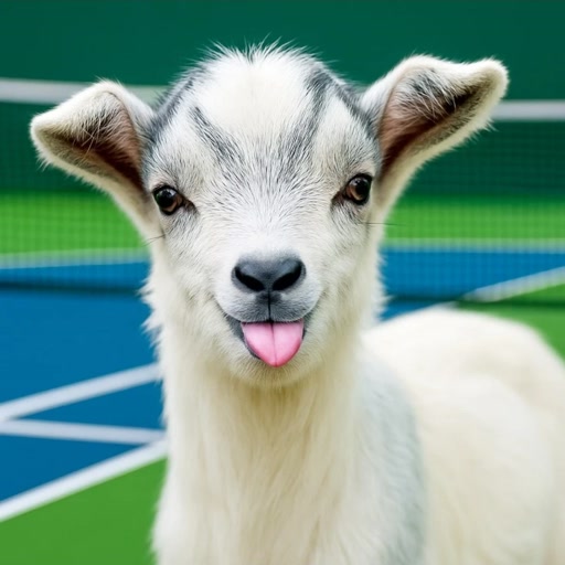 The Tennis GOAT logo